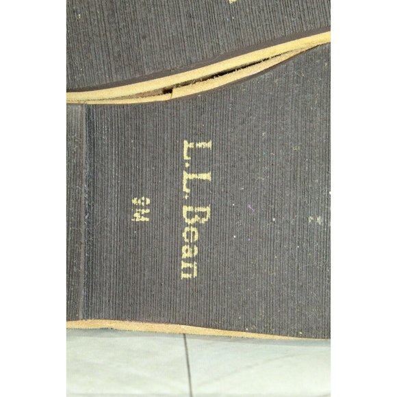 LL Bean Brown Suede Shearling Lined Wicked Good Venetian Slippers Size 9 M - Picture 10 of 11